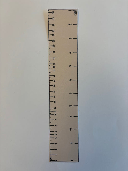 Giant ruler bookmark