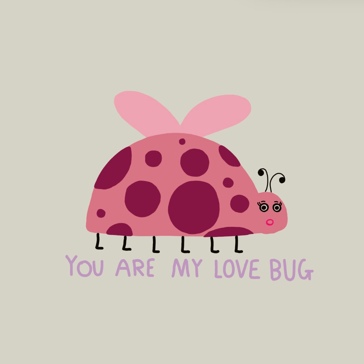 You are my love bug Valentines print