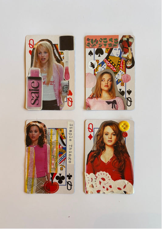 Playing card A4 print- Mean Girls Queens